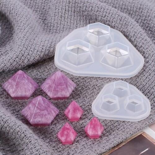 Newly Silicone Mold Diamond Making Mold DIY Beautiful Craft Supplies for Table Home Decoration
