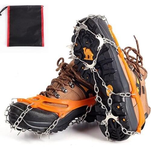 A Pair 10 Teeth Ice Snow Antiskid Shoe Cover Outdoor Climbing Ice Claw