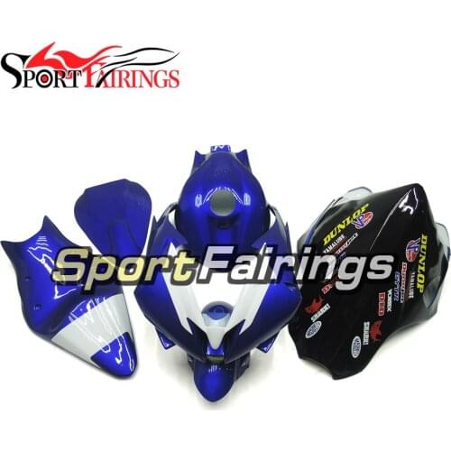 Fiberglass Racing YZF-R6 06 07 Complete Fairing Kit For Yamaha YZF600 R6 2006 2007 ABS Plastics Motorcycle Bodywork Blue Black