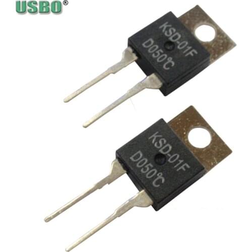 High quality thermostat thermal protector 90 degree normally open normal closed temperature control switch KSD-01F 10pcs