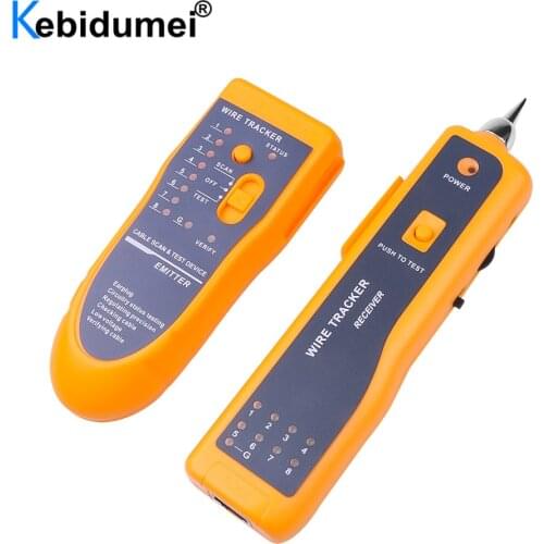 Ethernet LAN Network Cable Tester Cat5 Cat6 RJ45 Cable Detector Line Finder Telephone Wire Tracker Tracer Diagnose Tone Tool Kit