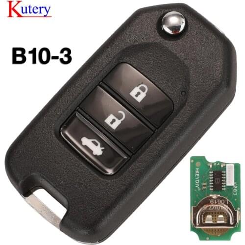 Kutery B series B10-3 3 button universal KD remote control for KD200 KD900 KD900+ URG200 KD-X2 mini KD for Honda style