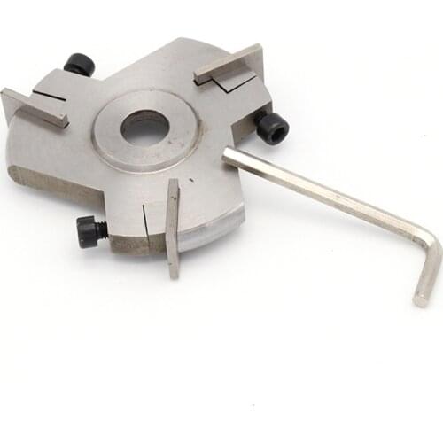 8-9cm 3 Leaf Blade Wood Carving Milling Cutter For Carbide Angle Grinder Blade Woodworking Angle Cutting Machine Power Tools