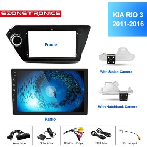 2Din 9Inch Android7.1 Car Radio Multimedia Video Player Navigation GPS For KIA K2 RIO3 Accessories Sedan Hatchback 2011-2016Auto