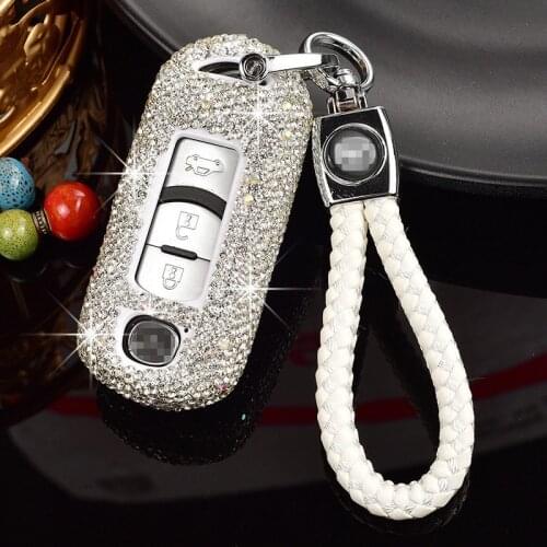 Blingbling High Quality Car Key Ornament Car Key Protective Case For MAZDA Axela CX-30 CX-4 CX-5 Atenza CX-8