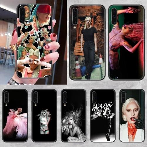Singer lady gaga Phone case For Samsung Galaxy A 3 5 7 8 10 20 21 30 40 50 51 70 71 E S 2016 2018 4G black soft shell pretty