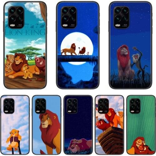 The Lion King Phone Case For xiaomi Redmi Note 9S 8 7 6 5 A Pro T Anime Black Cover Silicone Back Pretty senior