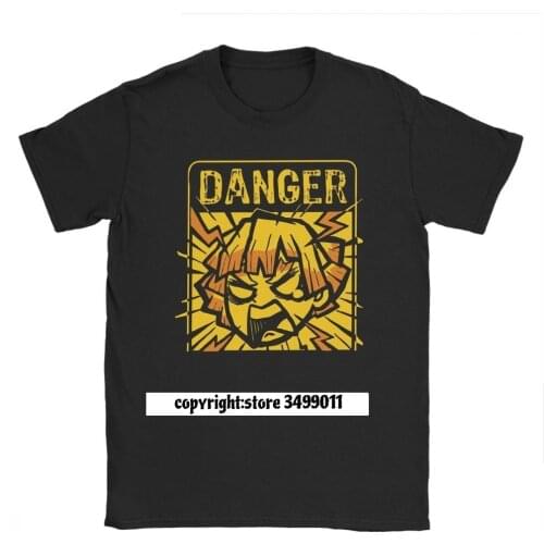 Demon Slayer Tshirts Men Cotton T Shirts Anime Tanjiro Kimetsu No Yaiba Kamado Nezuko Zenitsu Fitness Tees Harajuku