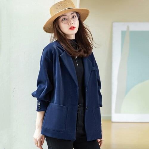 2021 high-end professional small suit jacket female Korean fashion autumn and winter new business fashion casual small suit