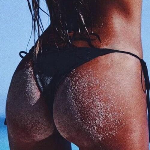 Sexy Bandage Bikini Bottoms Girl G-string Swim Briefs Women Trunks Beachwear Brazilian Thong Biquini Bottoms Panties