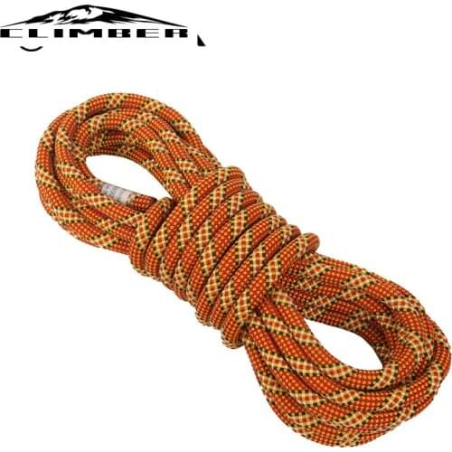 Rock Climbing Dynamic Rope Outdoor Hiking 9.8mm 10.5mm Diameter Power Rope High strength Cord Lanyard Safety Rope Survival