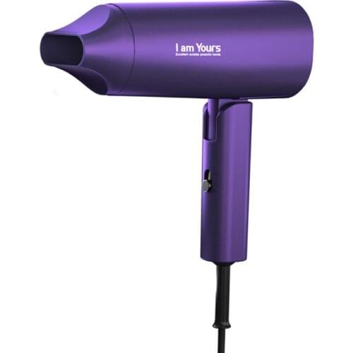 Foldable portable hair dryer household dormitory hair dryer high-power hot and cold air multi-speed hair dryer