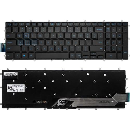 US English Backlit Laptop Keyboard Replacement for Dell G3 15 3590 3579 3779 G5 15 5590 G7 15 7588 17 7790 G7 15 7590