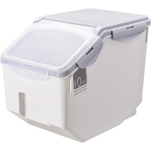 Pet supplies food storage bucket plastic moisture-proof sealed cat food dog food bucket
