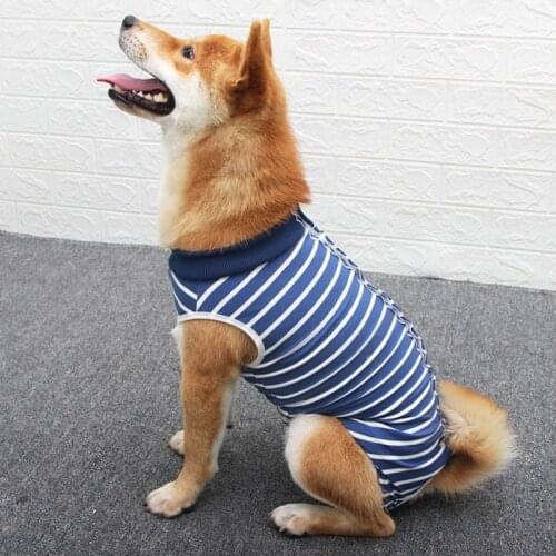 Dog High Elastic Breathable Weaning Suit Anti-licking Four-legged Surgery Recovery Suit For Dog Pet Sterilization Clothes 3XL