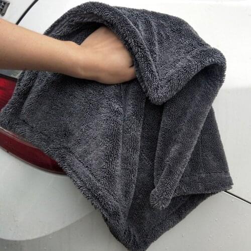 Premium Microfiber Car Detailing Towel Ultra Soft Edgeless Towel Perfect For Car Washing Drying Super Absorbent 40X40CM