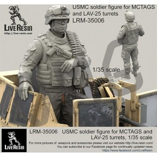 Live Resin LRM-35006 1/35 USMC Soldier Figure