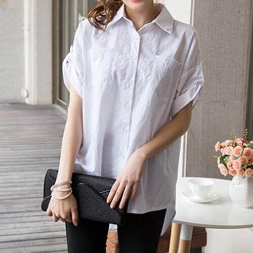 2019 T Shirt Women Clothes Fashion TeeTop Blue multi Fashion Cotton Ladies Tee Shirt