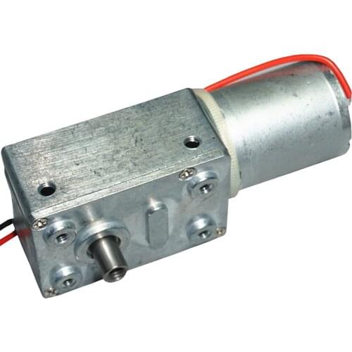 370 worm gear motor 3V5V6V Low speed and high torque Metal 4632 self-locking geared motor