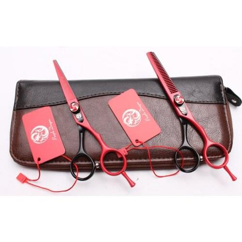 5.5 INCH scissors hair professional Barber Shears Hairdressing scissors Straight Thinning Scissors haircut tools