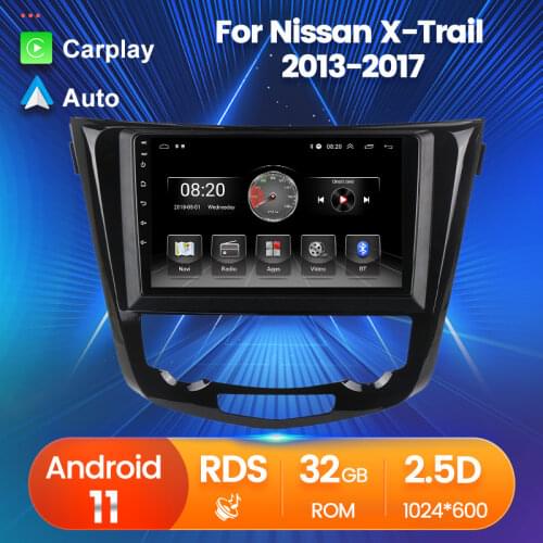 8 INCH Android Car Radio GPS Navigation Multimedia Player 1G(RAM)+16G(ROM) for Nissan X-Trail Qashqail 2014 -2017 wifi Stereo