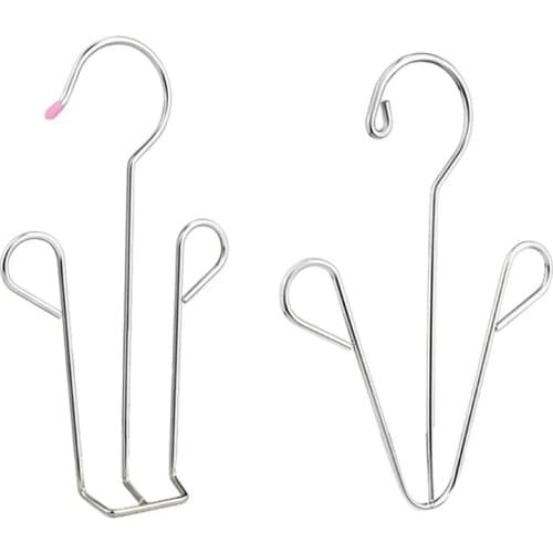 Household Shoes Drying Rack Hanger Hook Stainless Steel Hanging Shelf Organizer Space Saving Home Wardrobe Storage