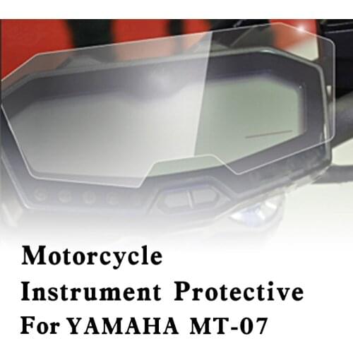 For Yamaha MT07 MT 07 MT-07 FZ07 FZ 07 FZ-07 Motorcycle Speedometer Scratch Cluster Screen Protection Film Protector