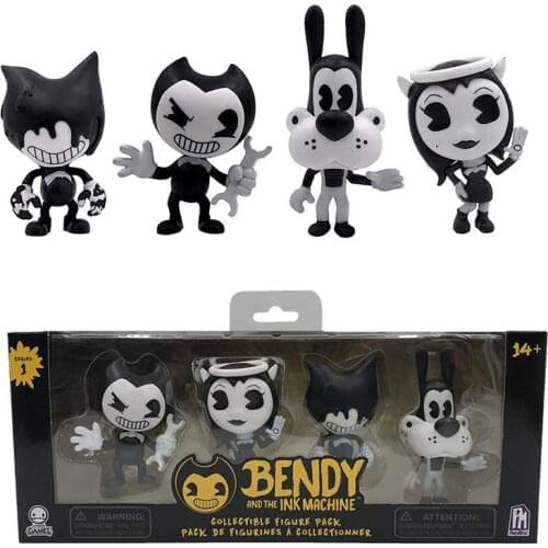 1 Set Game Figure Bendy Ink Machine Doll Action Figures Kids Collections Bendy PVC Toys Set