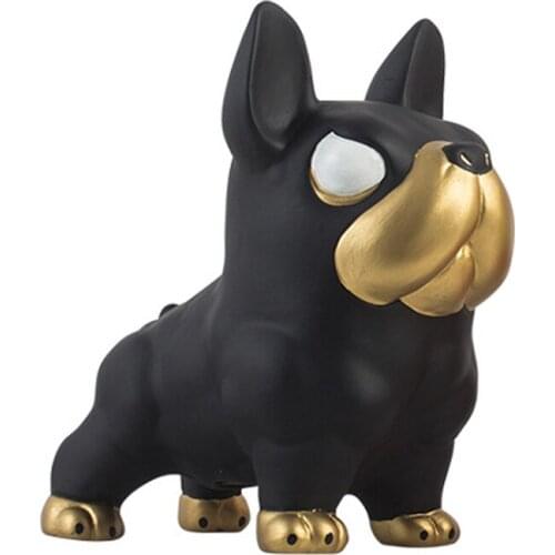 Dog Ceramic Piggy Bank Dog Home Decoration Nordic Style Living Room Study Decoration Decoration