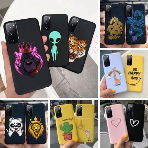 Cute Cartoon Case For Samsung Galaxy S20 FE 5G Case Silicon Cover Soft TPU Funda Phone Case For Galaxy S 20 FE S20 FE Lite Coque