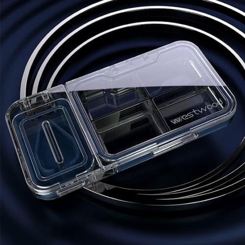 Multifunction Pill Box Portable Medicine Organizer Box Pill Cutter Separate Divider Travel Pill Case Container Dispenser Storage