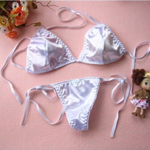 2020 New Sexy Women Bra Set Deep V Erotic Underwear Lingerie Set Solid Color Bra Sets Thongs G-String Bikini