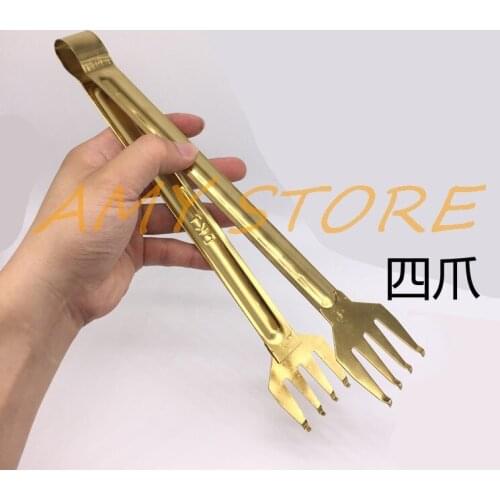 Stainless Steel 4-Claw PCI AGP BGA Tin Soldering Pot Clamp Clip PCB Circuit Board Tin Clip 30cm