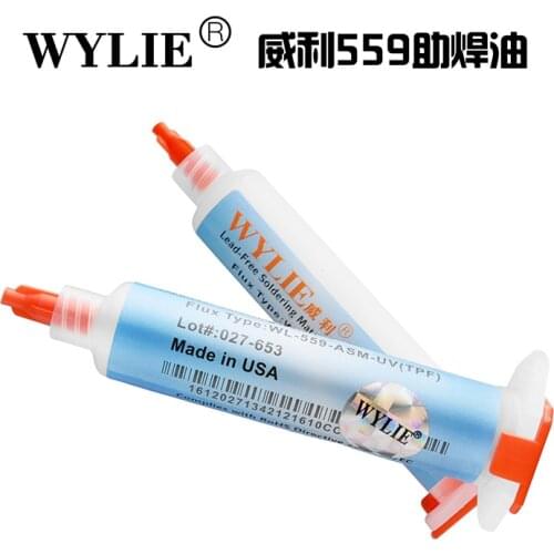 Wylie 10cc RMA-223 WL-559-ASM Soldering Paste Flux Grease No-Clean Flux For BGA PCB Solder Welding Advanced Oil Repair Tools