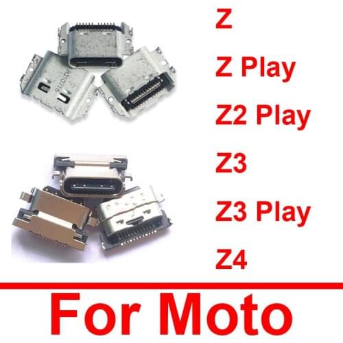 USB Charging Jack Port Connector Charger Plug Dock For Motorola Moto Z/Z Play/Z3 Play/Z4 XT1650-05 XT1635 Replacement Parts