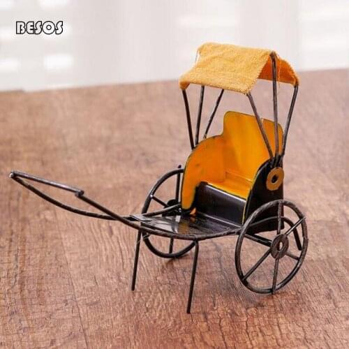 Shooting Props Ornaments Small Items Study Musical Instrument Gift Human Rickshaw Ancient Building Micro Landscape B0162M