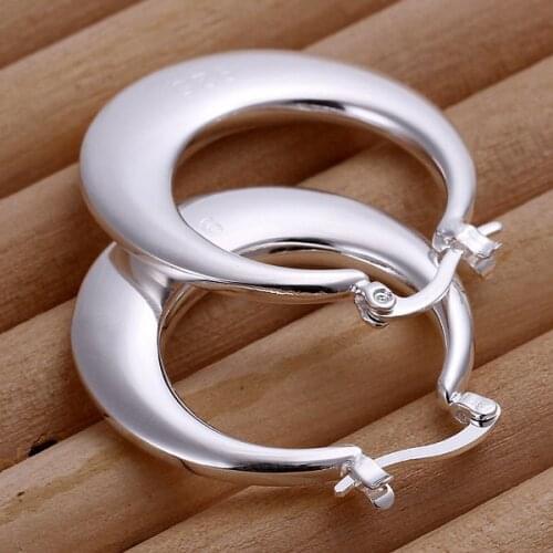 Earrings 925 silver earrings 925 silver fashion jewelry Crescent Moon Earrings Wholesale Jewelry uuyt LE077