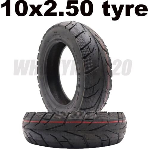 10x2.50 TUOVT Tire off road Outer Tyre for Folding Electric Scooter 10 Inch Non-slip Wear-resistant Tire Accessories