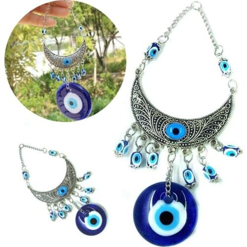 Wall Hanging Turkish Blue Glass Evil Eye Amulet Home Decor Lucky Protection 2019 new