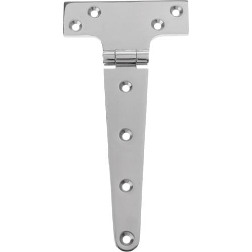 T Hinge Heavy Duty Strap Tee Hinge for Shed Door Barn Door Storage Window Marine Boat 4/6/8inch