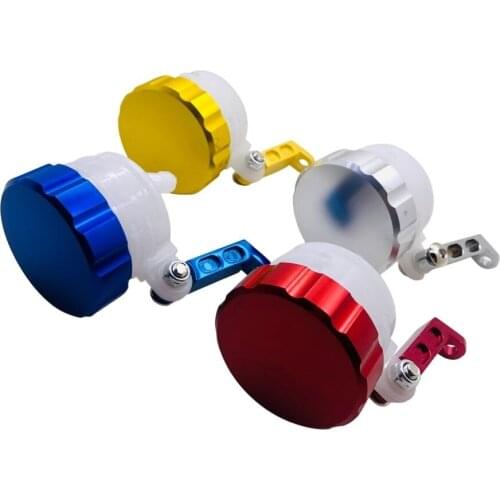 1PC Universal Motorcycle Front Brake Master Cylinder Oil Reservoir Fluid Bottle CNC Tanks For Suzuki GSXR Kawasaki Vulcan Honda