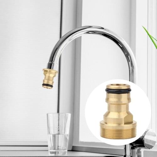 Universal Splash Faucet Connector Brass Water Connection Adapters Garden Hose Faucet Tap Connector Water Hose Nozzle