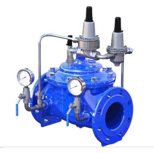 Good quality safety adjustable water low pressure relief sustaining hydraulic control valve price