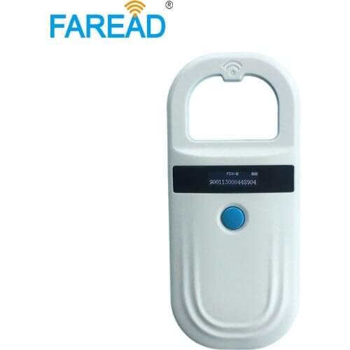 1pcs Free Shipping Animal Handheld mini Reader FDX-B ID64 Microchips Scanner Pet Reader