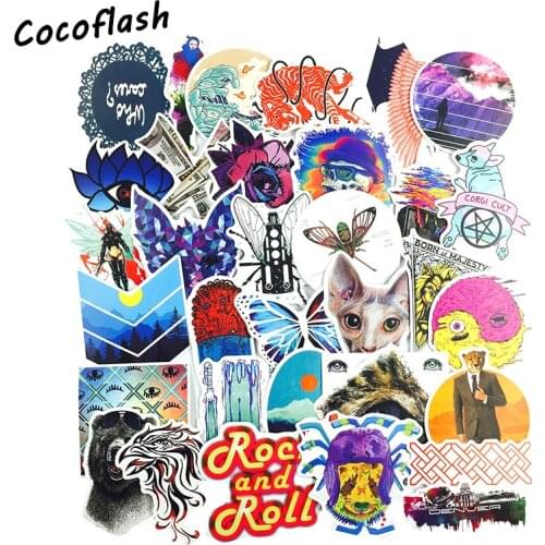 100 PCS Mixed Stickers for Laptop Luggage Car Bicycle Motorcycle Skateboard Phone Home Decor Decal Graffiti Waterproof Sticker