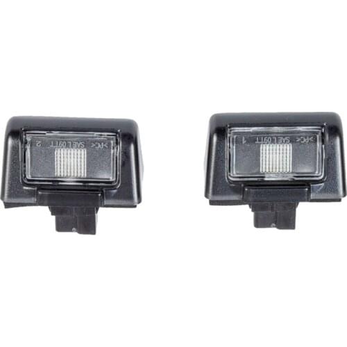 2Pcs License Plate Tag Light Car Rear License Plate Light for Ford Transit MK5 MK6 MK7 86VB-13550-AC