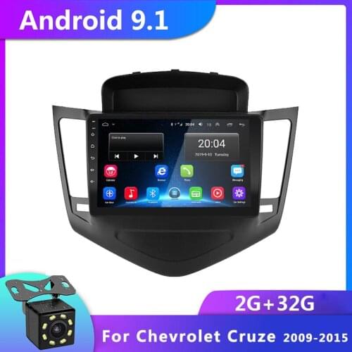 9 inch 2 din Android 9.1 Car Radio Multimidia Video Player Navigation GPS For Chevrolet Cruze 2009-2015 Head Unit 2din no DVD