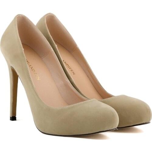 Loslandifen Womens Velvet High Heel Patent Pointed Toe Corset Style Work Pumps Court Shoes