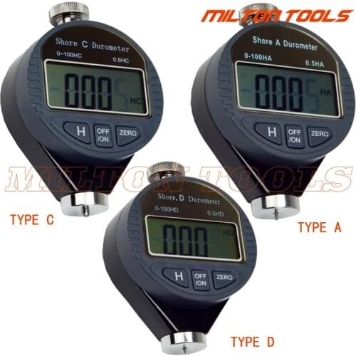 Factory-outlet Digital Shore Durometer Digital Hardness Tester Meter Shore A Shore C Shore D can choose
