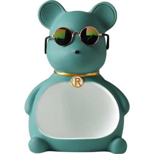 Figurine Bear Statue Home Room Decor Decoration Accessories Decoracao Escultura Figurinhas Art Gift Estatuas Figure Storage Box